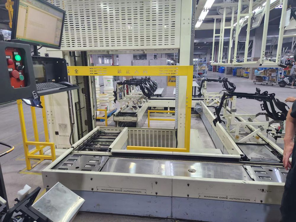 7号电动车链板线